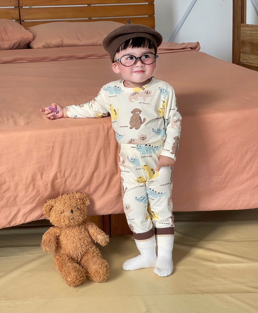 SET 3 BỘ DÀI ANIMALS TONE HÀN BÉ TRAI