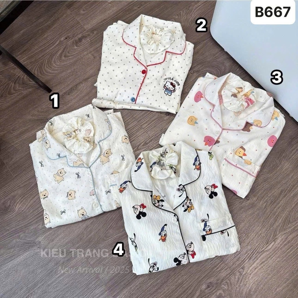 BỘ ĐŨI XÔ MUS 4 MÀU NỮ THU ĐÔNG