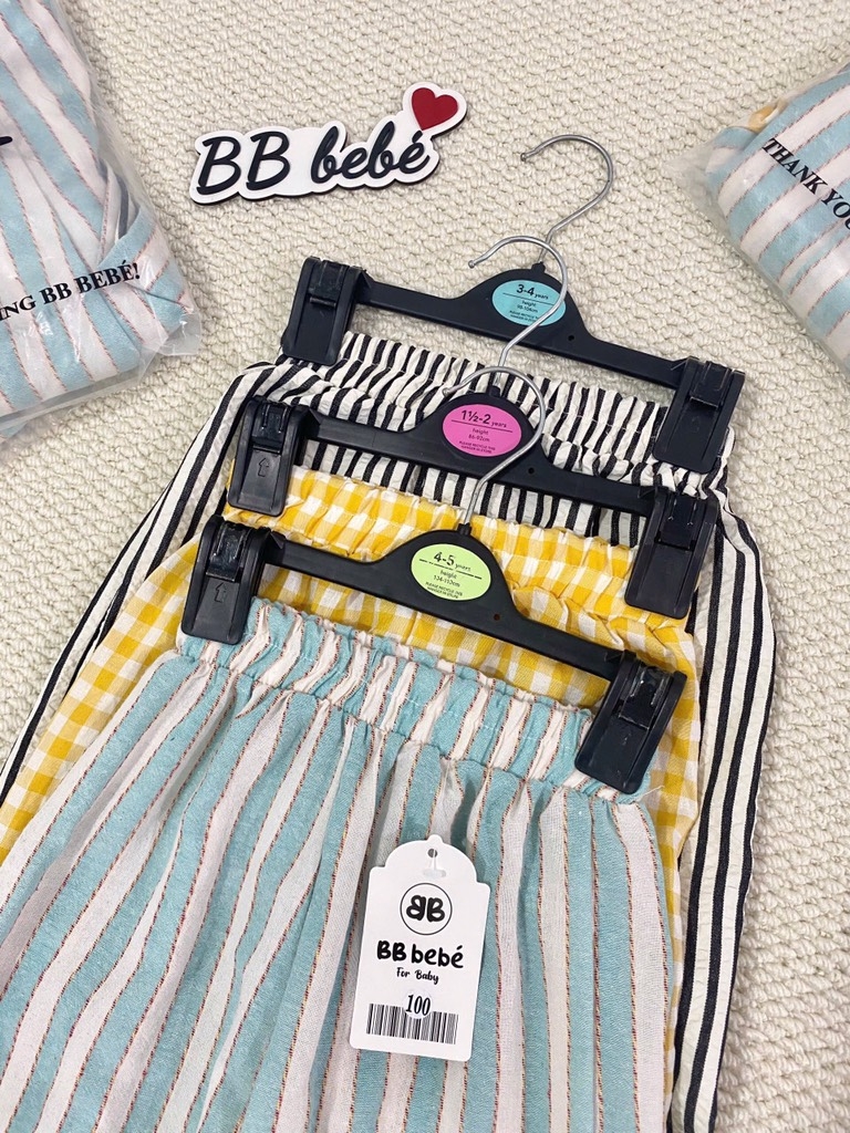 SET 3 QUẦN DÀI KẺ BÉ GÁI SẴN (xả 85k)