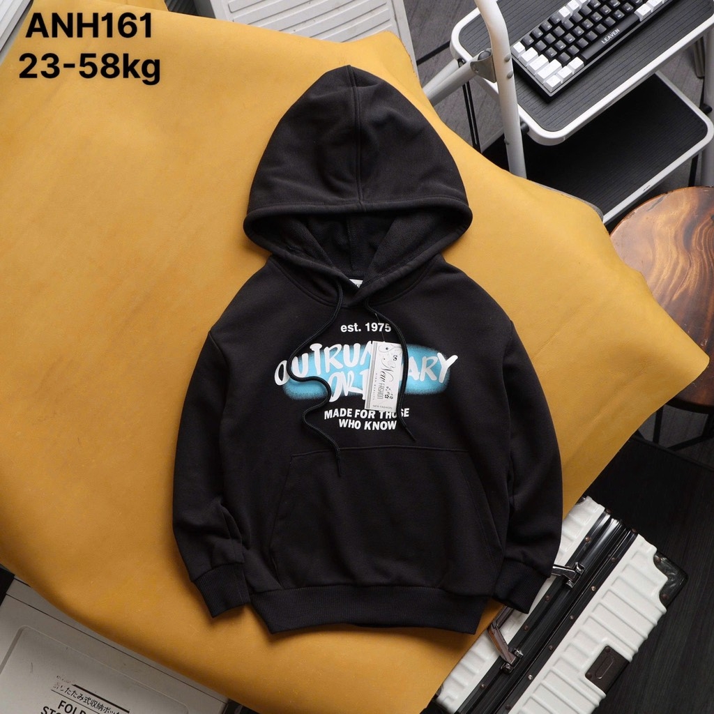 ÁO NỈ HOODIE THỜI TRANG BÉ TRAI BÉ GÁI ĐẠI