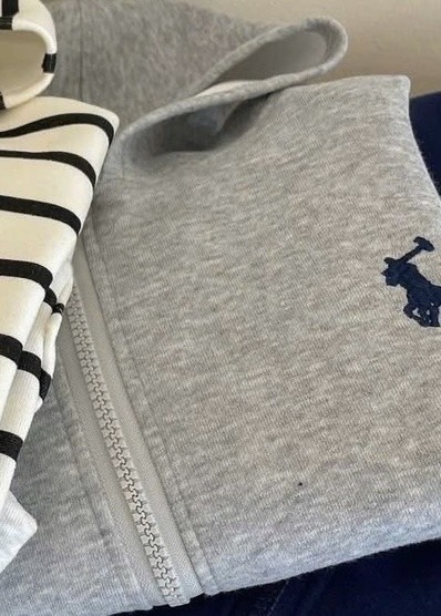ÁO KHOÁC NỈ MŨ DÀI HOODY HAI DA BÉ TRAI