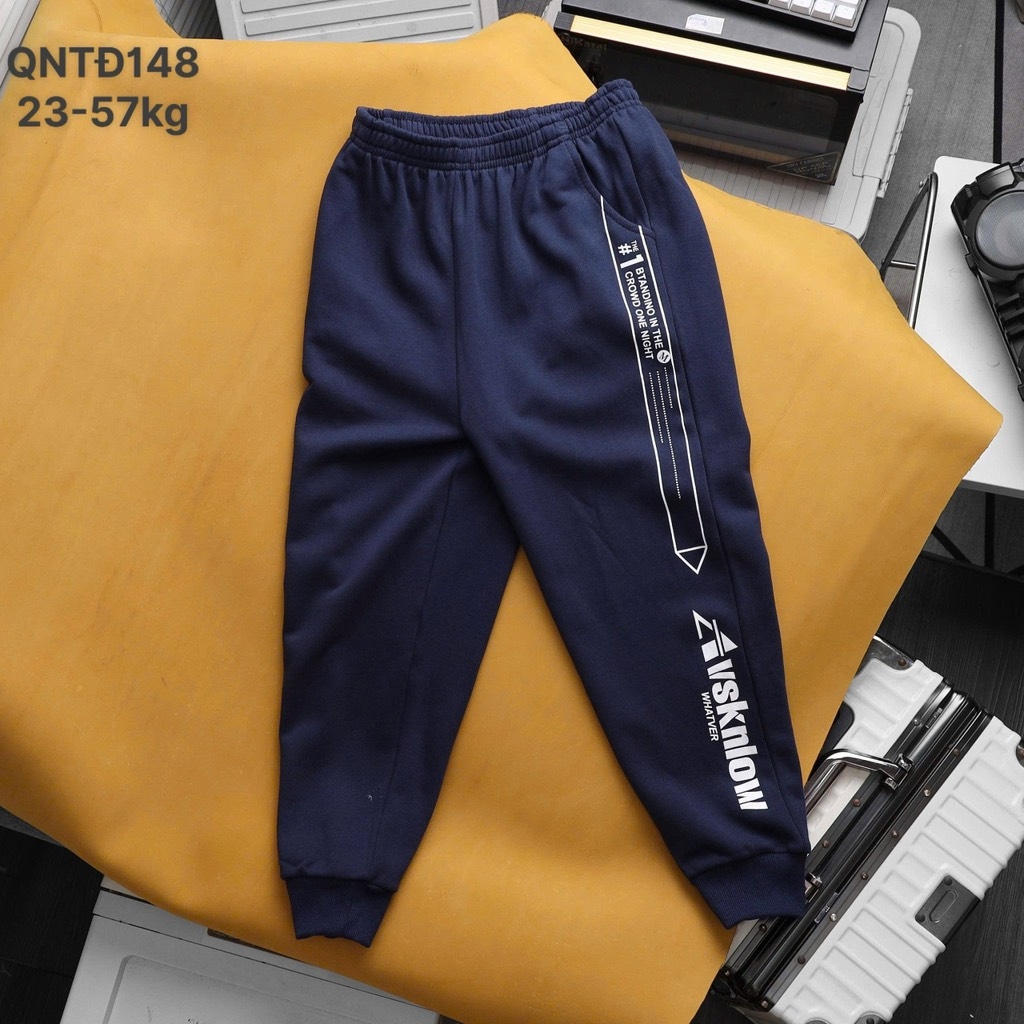 QUẦN DÀI NỈ DA CÁ CAO CẤP SIZE ĐẠI BÉ TRAI