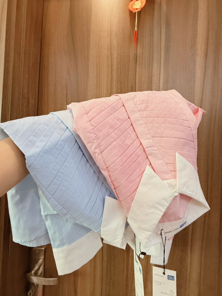 ÁO SƠ MI LI XẾP CHÉO MIXX CAVAT RỜI NỮ SẴN