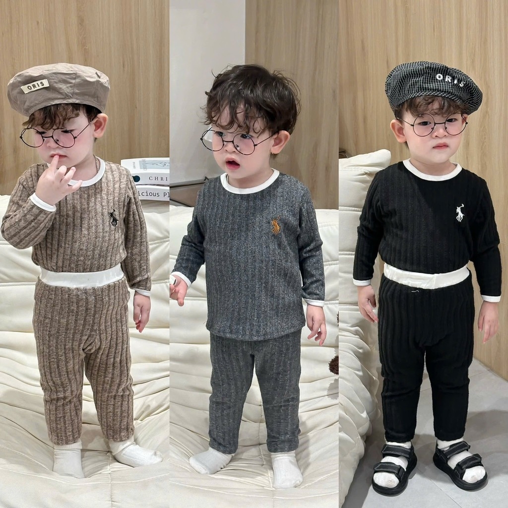 SET 2 BỘ DÀI NGỰA TĂM LÔNG ĐŨA BÉ TRAI