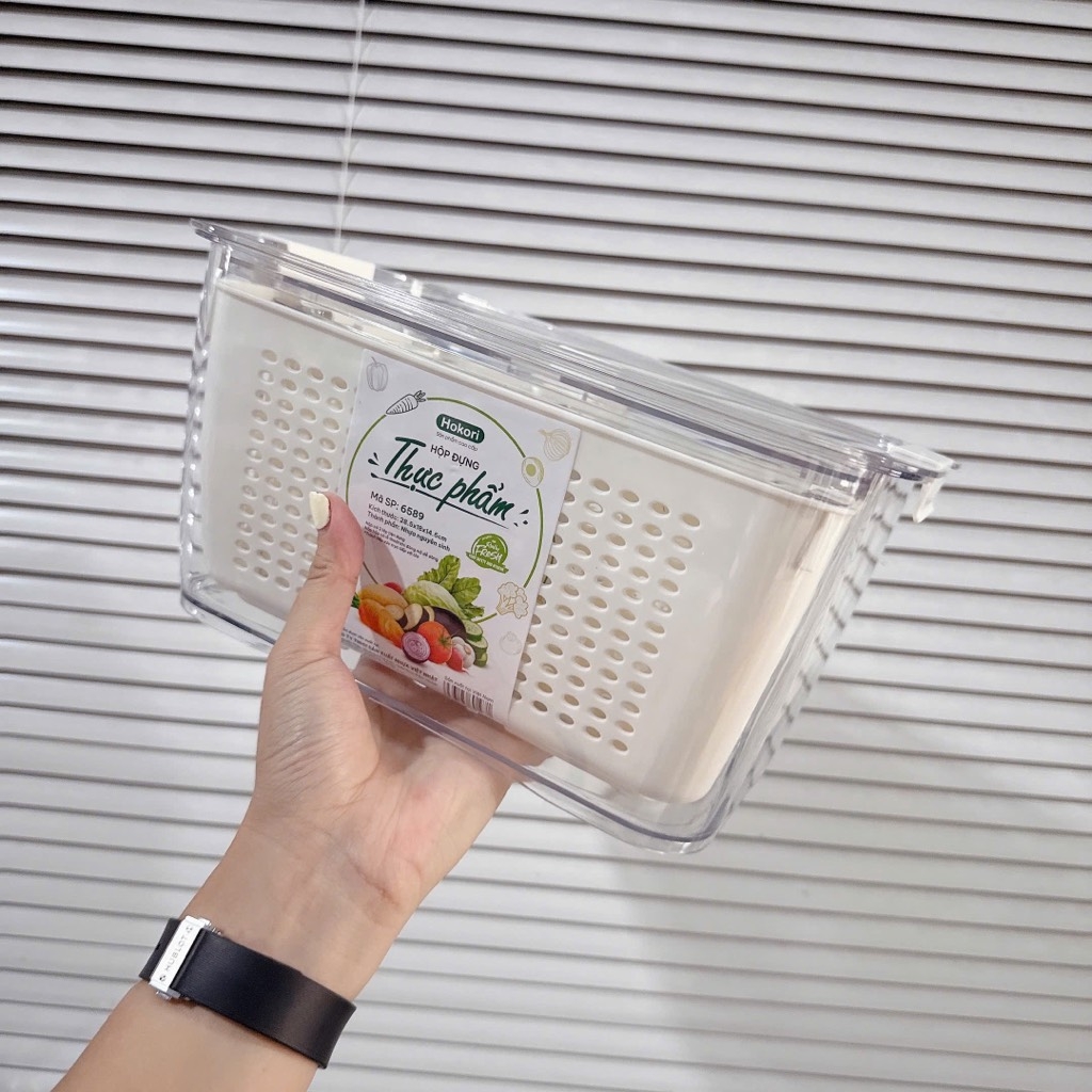ĐỒ GIA DỤNG - SET 2 HỘP HOKORI ĐỰNG THỰC PHẨM