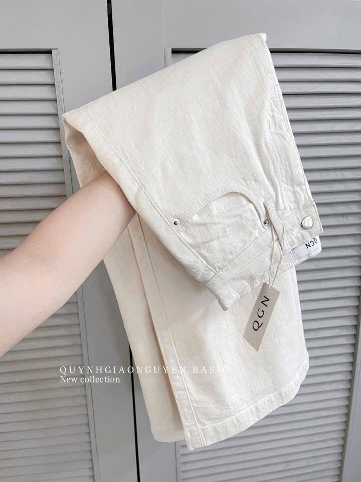 CHÂN VÁY BÒ NỮ PNB TRẮNG GẠO HOT HITTT SẴN (SALE 130K)