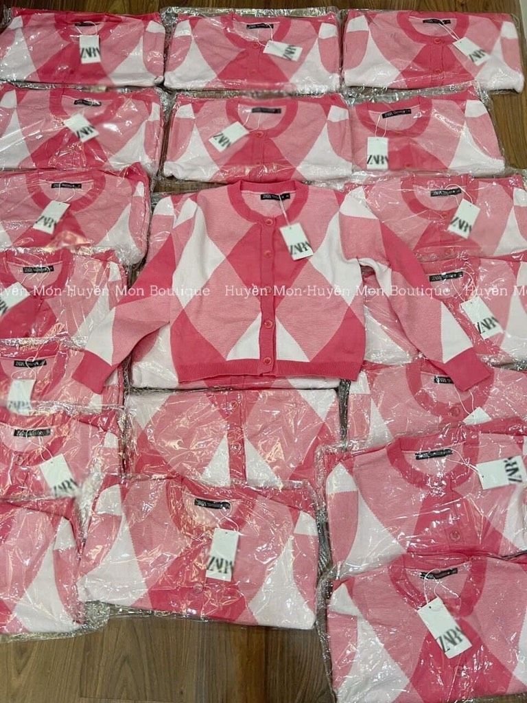 ÁO LEN CARDIGAN TRÁM HỒNG - BE - ĐEN ( XẢ 79k)