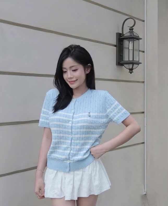 LEN CDG KẺ XANH CỌC TAY