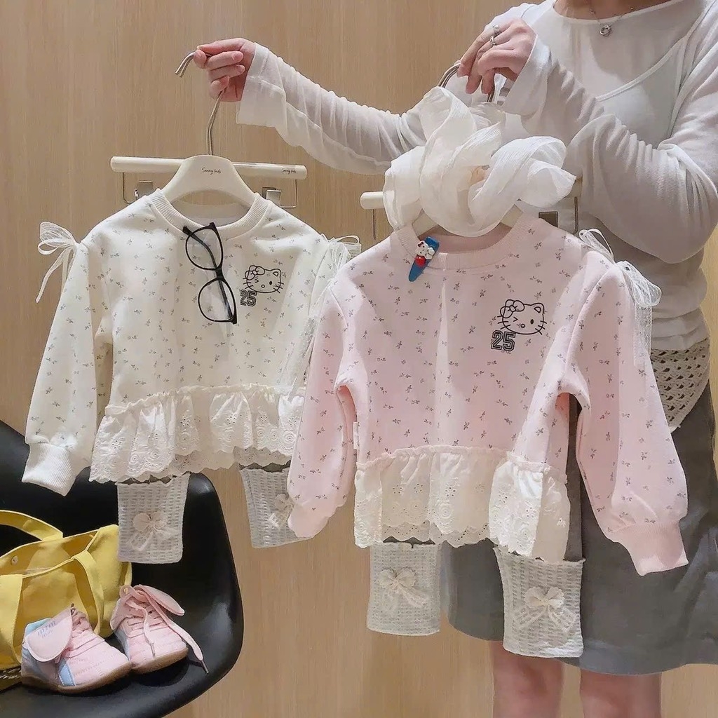 BỘ NỈ PHỐI REN BÉ GÁI