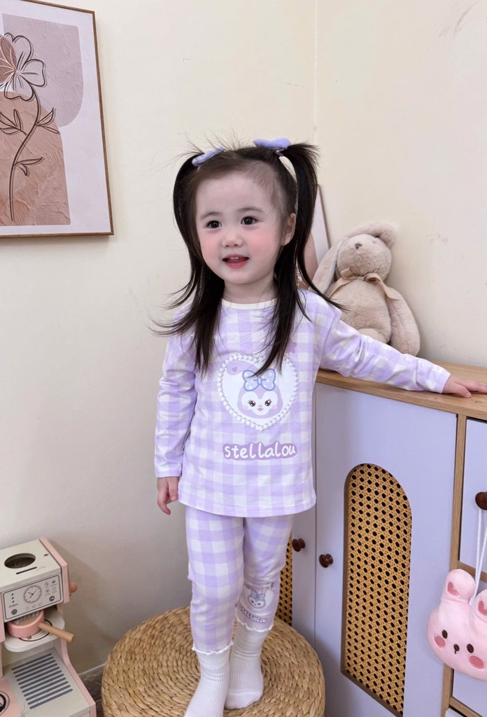 SET 3 BỘ DÀI STELLA LU TONE BE TÍM BÉ GÁI