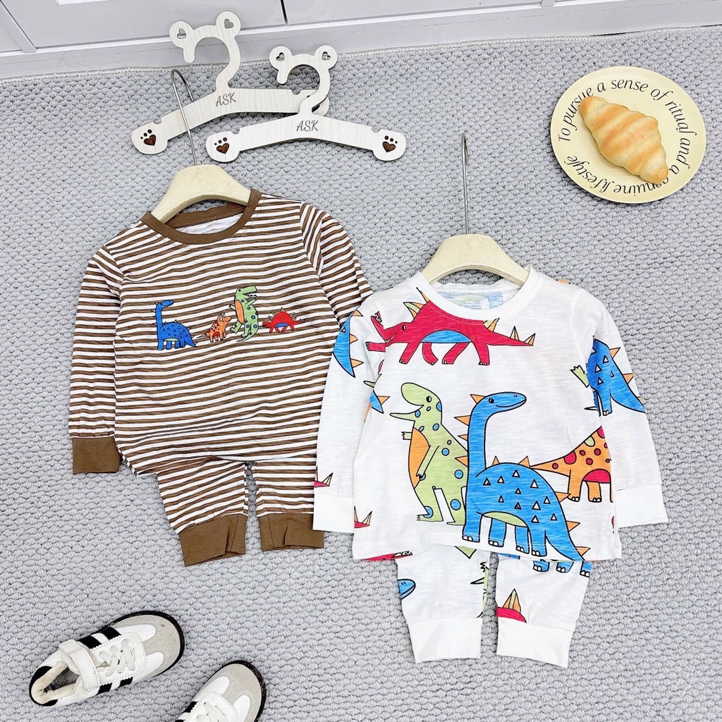 SET 2 BỘ DÀI KHỦNG LONG CHẤT XƯỢC BÉ TRAI (SALE 86k)