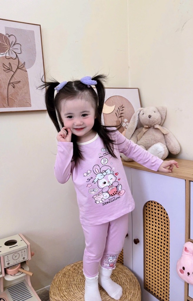 SET 3 BỘ DÀI STELLA LU TONE BE TÍM BÉ GÁI