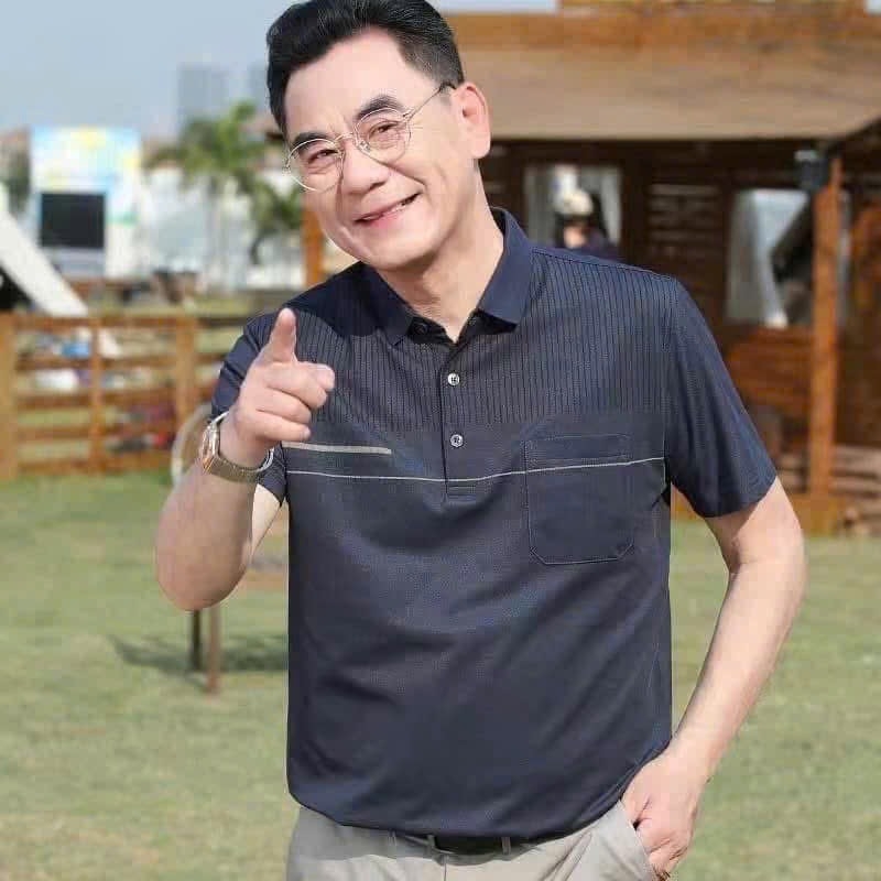 ÁO POLO TRUNG NIÊN CỘC TAY NAM SẴN (XẢ 79k)