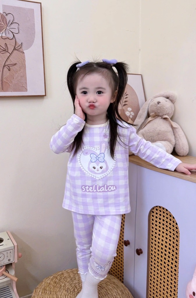 SET 3 BỘ DÀI STELLA LU TONE BE TÍM BÉ GÁI