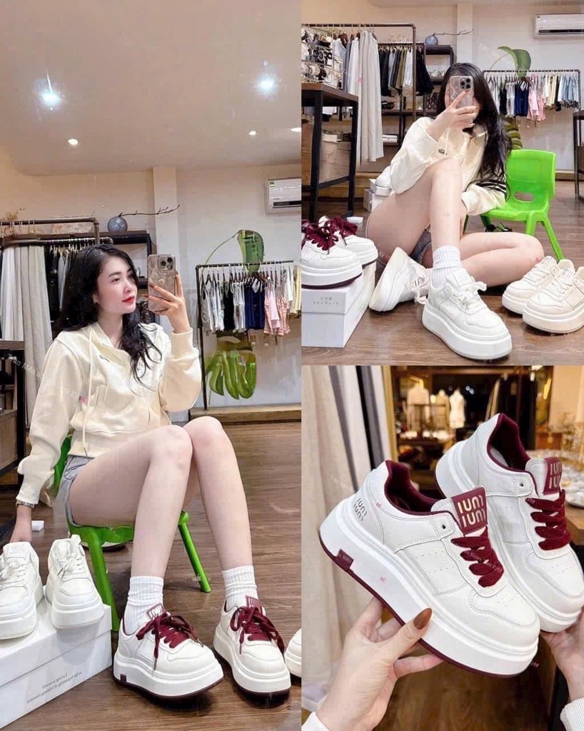 GIÀY DÉP - GIÀY THỂ THAO ĐỘN ĐẾ CHỮ NỮ