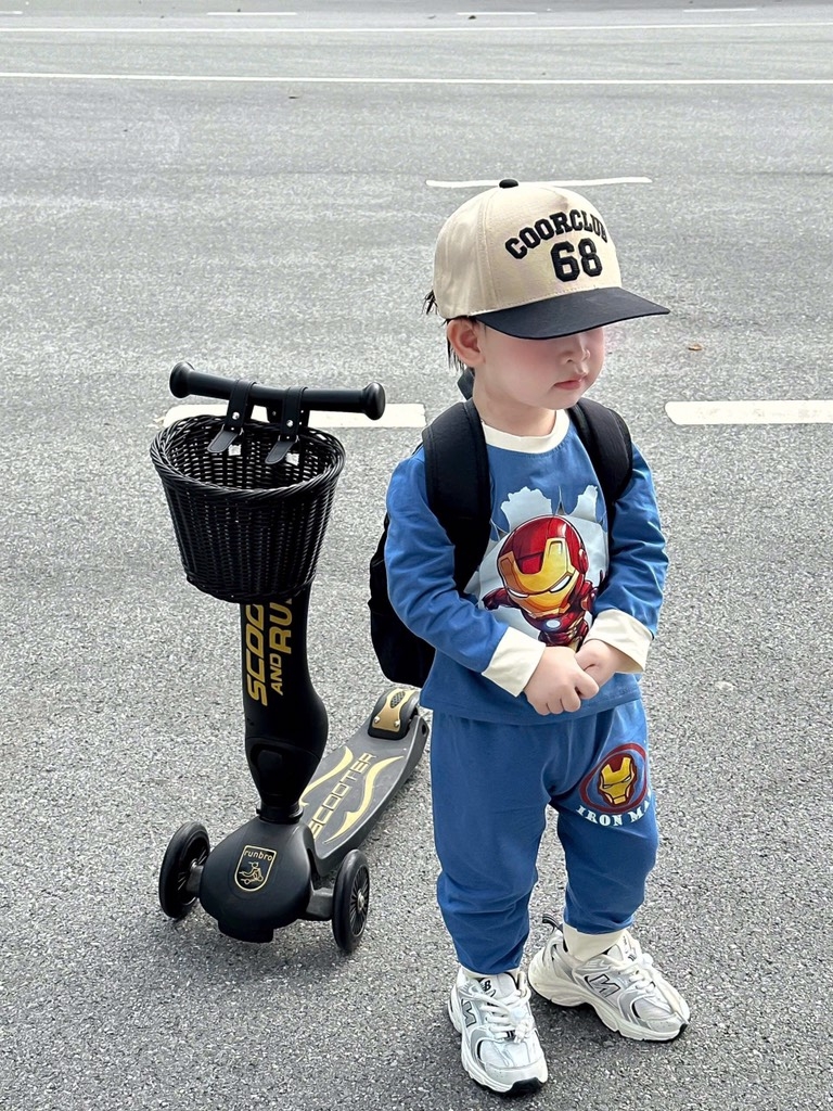 SET 2 BỘ DÀI IRONMAN CAPTION SIÊU NGẦU BÉ TRAI