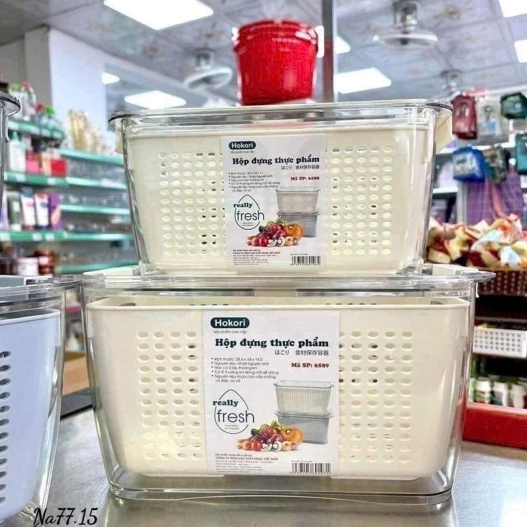 ĐỒ GIA DỤNG - SET 2 HỘP HOKORI ĐỰNG THỰC PHẨM