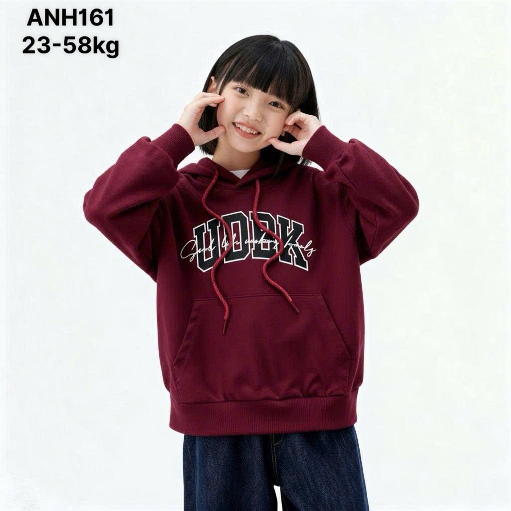 ÁO NỈ HOODIE THỜI TRANG BÉ TRAI BÉ GÁI ĐẠI