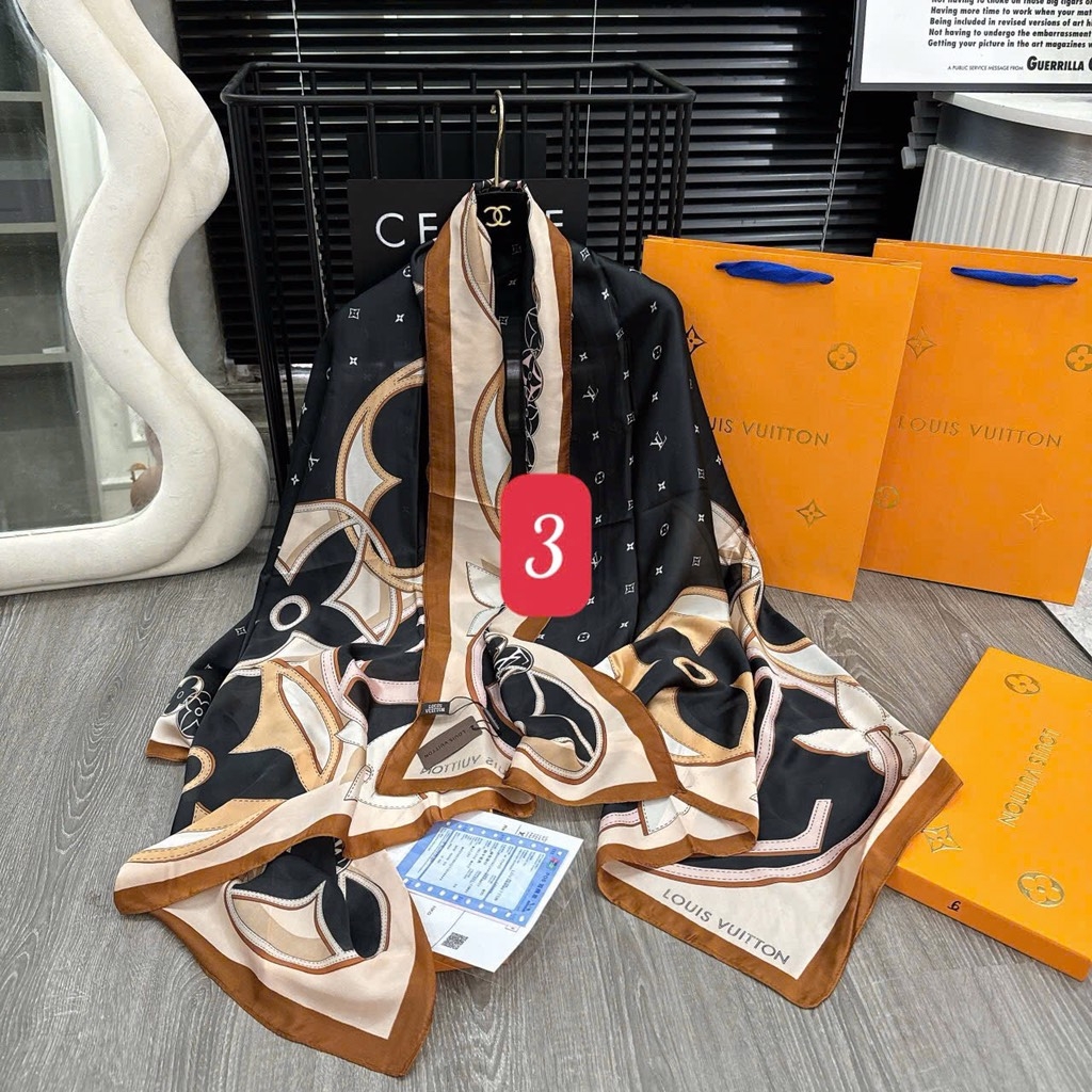 KHĂN LỤA TẶNG QUÀ 20/11 FULL BOX+ TÚI GIẤY+ BILL