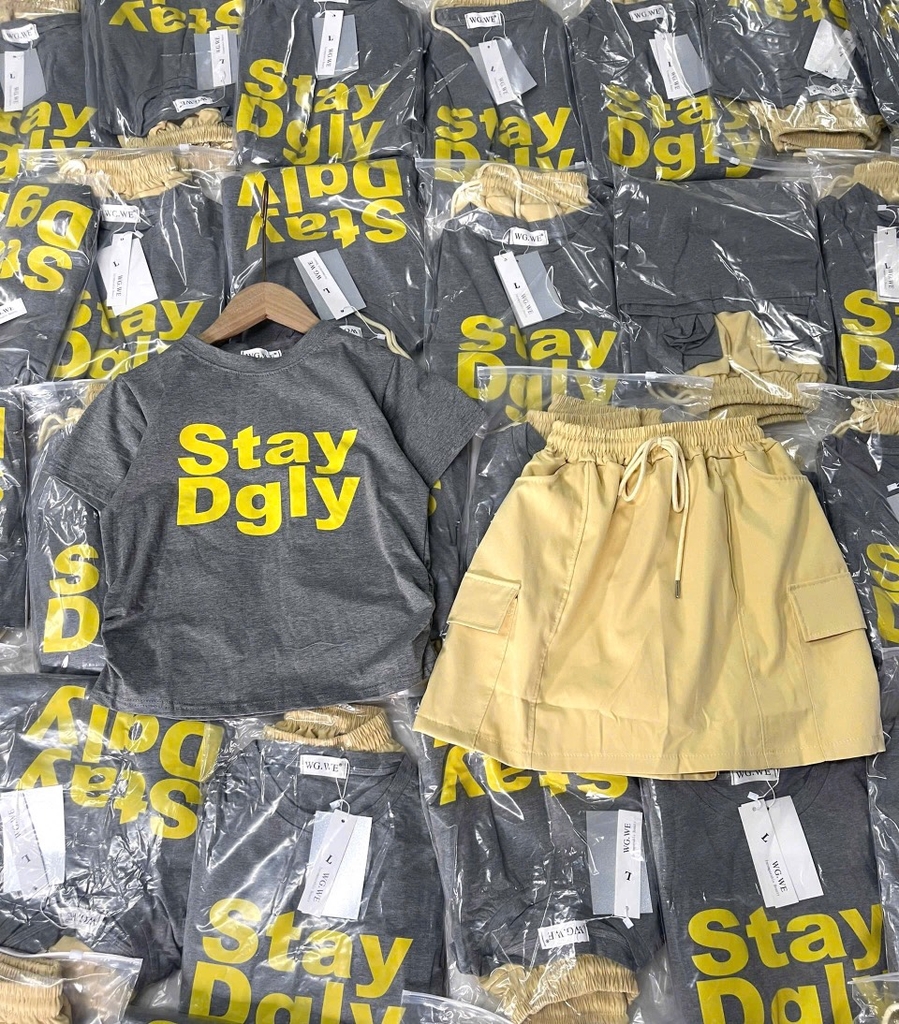 SET ÁO PHÔNG CV VÀNG NỮ (XẢ 89k)