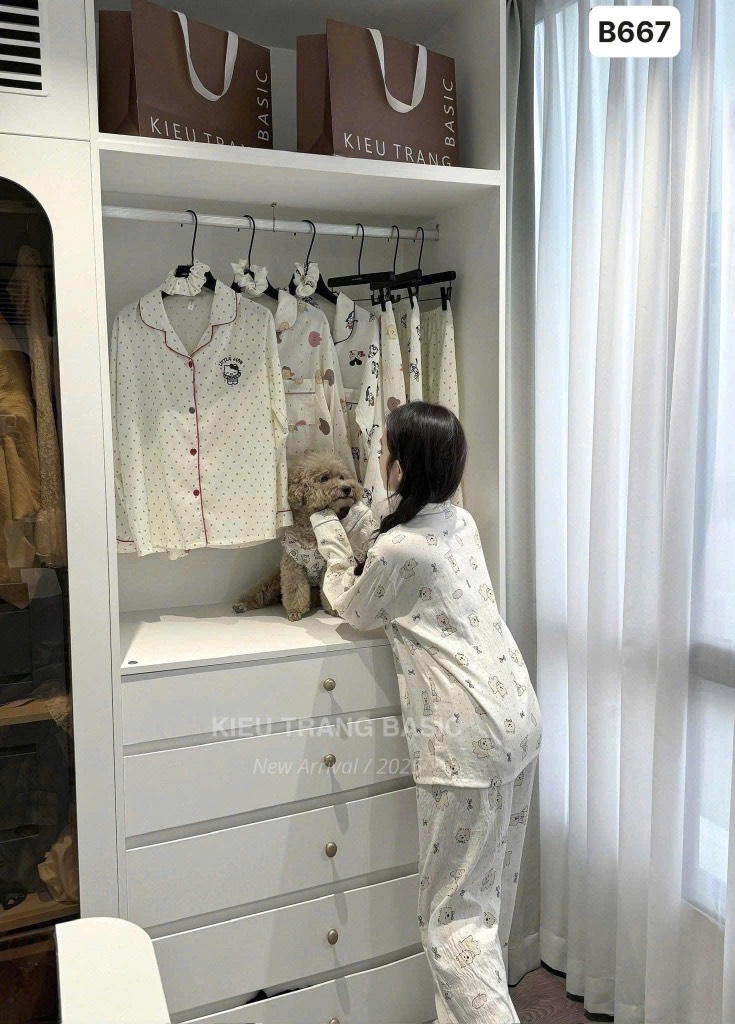 BỘ ĐŨI XÔ MUS 4 MÀU NỮ THU ĐÔNG
