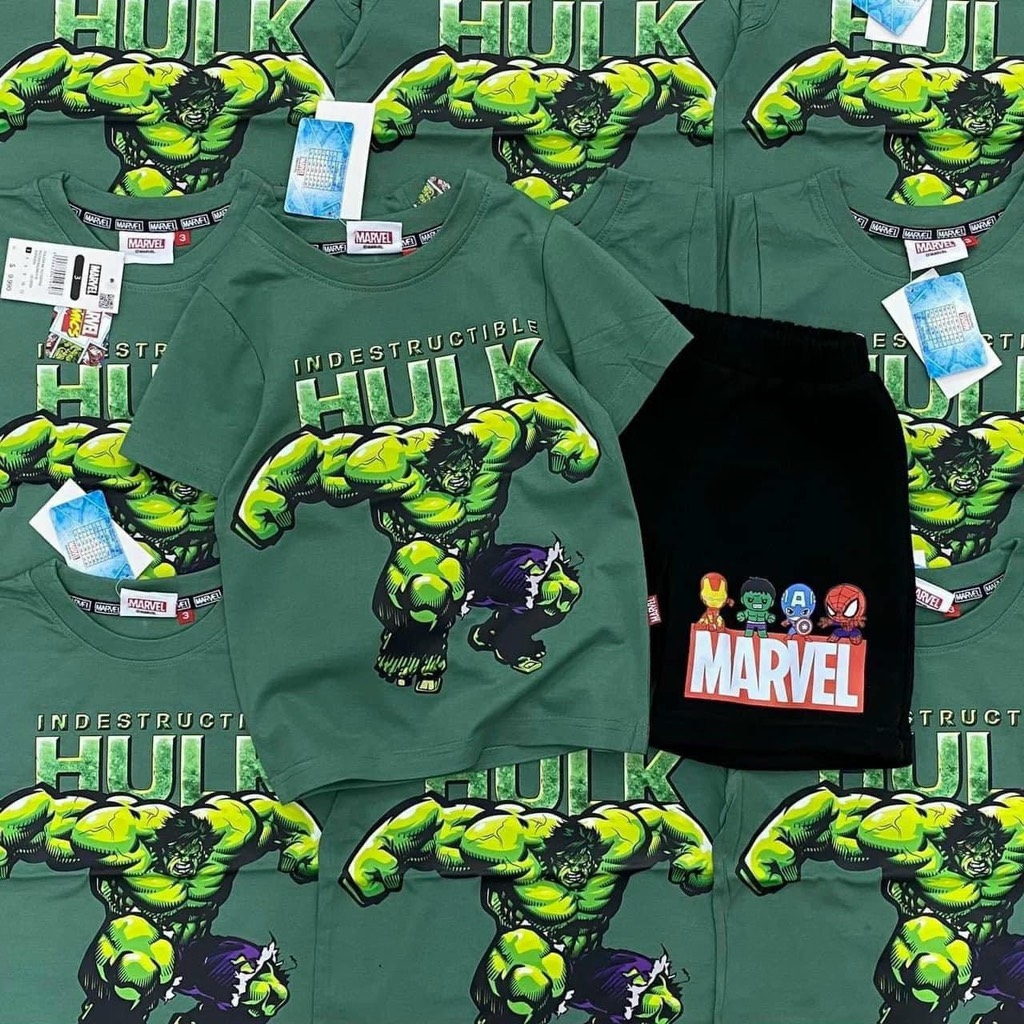 BỘ SIÊU ANH HÙNG HULK BÉ TRAI - Xả50k