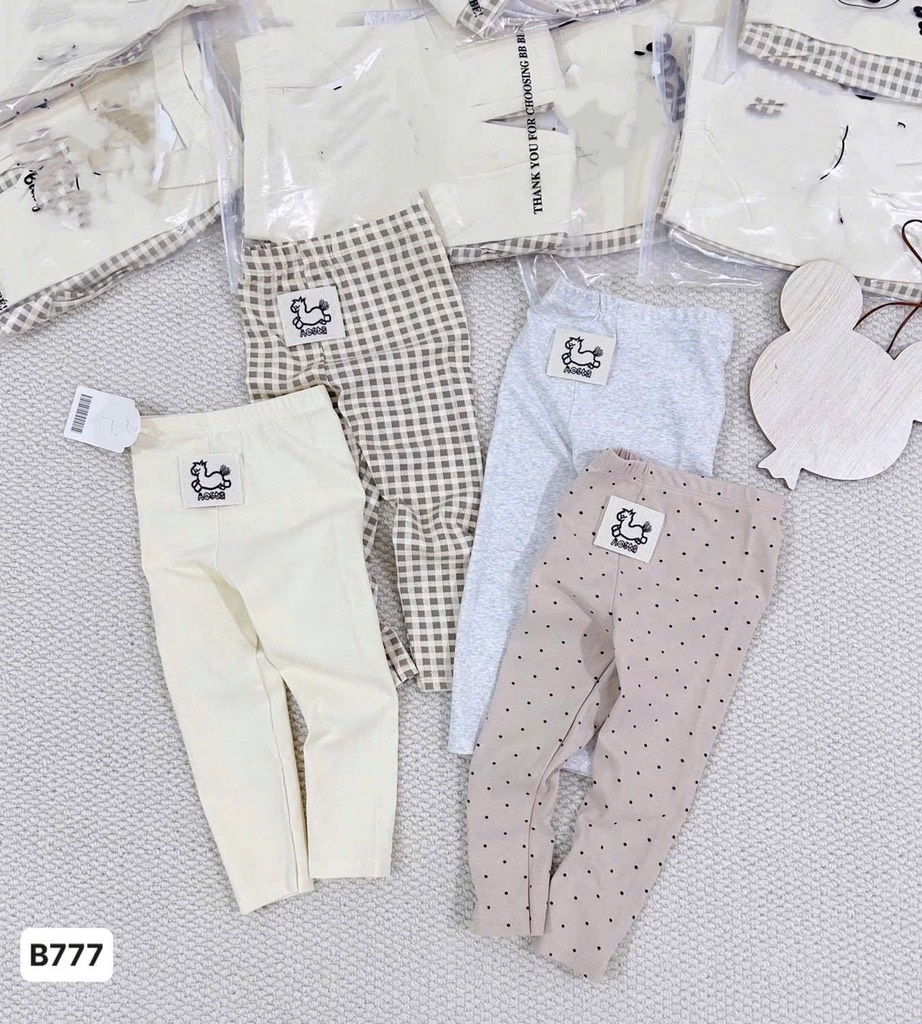 SET 4 QUẦN ZIP DÀI CO GIÃN TONE HÀN BÉ TRAI BÉ GÁI (SALE 111k)