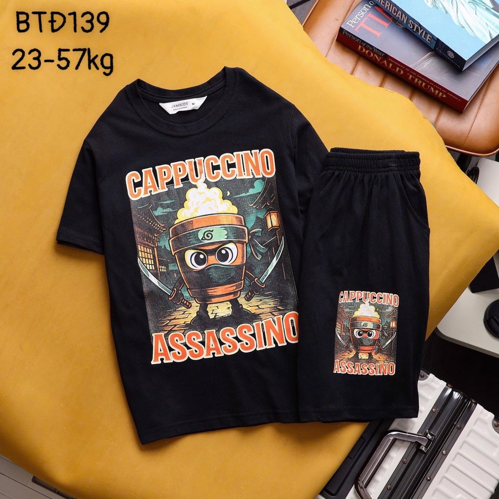 SET BỘ SIZE ĐẠI TUNG TUNG SAHUR CAPUCHINO BÉ TRAI