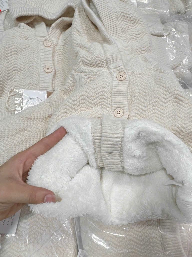 ÁO KHOÁC LEN LÓT LÔNG DÀI TAY BÉ TRAI BÉ GÁI SẴN