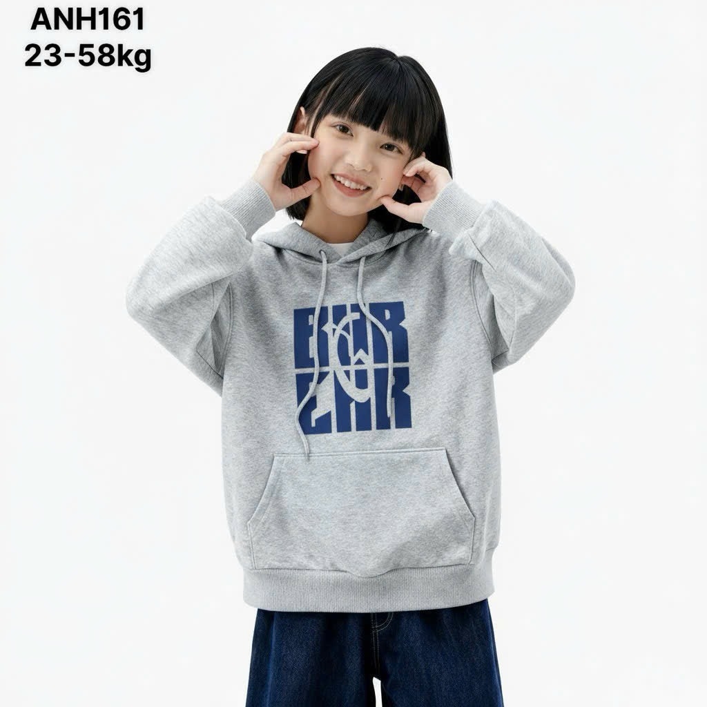 ÁO NỈ HOODIE THỜI TRANG BÉ TRAI BÉ GÁI ĐẠI