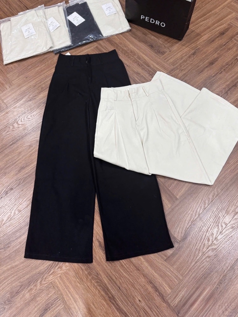 QUẦN SUÔNG KAKI GIÃN MỀM NỮ