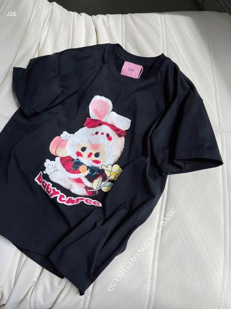 SET BỘ ÁO PHÔNG BABYTHREE QUẦN ĐÙI HỒNG CHO NỮ SẴN(SALE 69k)