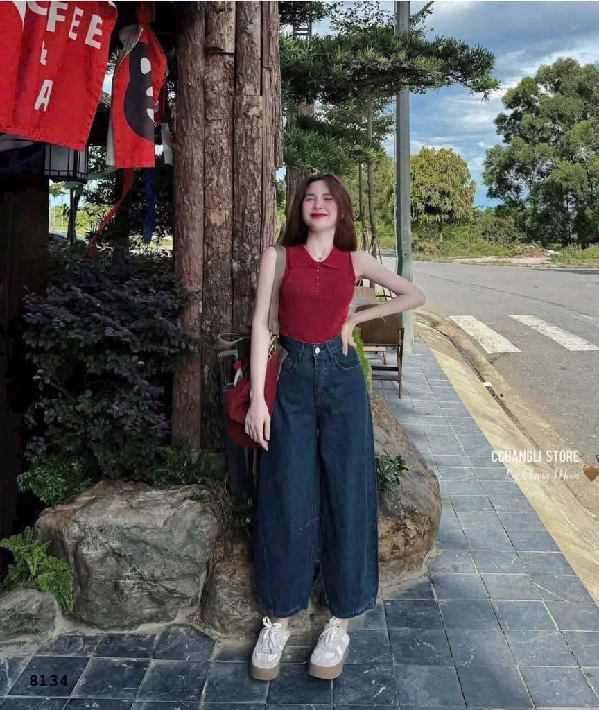 QUẦN BAGGY JEANS NỮ SIÊU ĐẸP SẴN