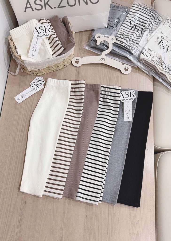 SET 3 QUẦN LEGGING TĂM BÉ TRAI BÉ GÁI SẴN (SALE 87k)
