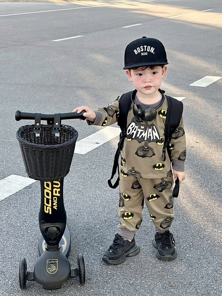 SET 2 BỘ DÀI BATMAN RÊU GHI BÉ TRAI