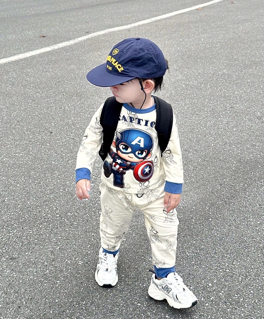 SET 2 BỘ DÀI IRONMAN CAPTION SIÊU NGẦU BÉ TRAI