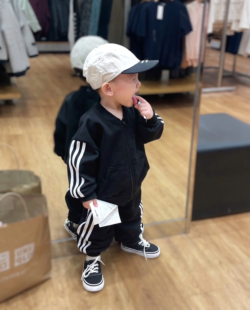 SET BỘ DÀI ĐEN SỌC TRẮNG BÉ TRAI