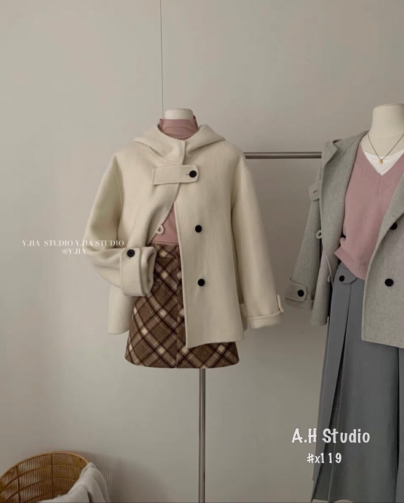 ÁO KHOÁC DẠ LEN ÉP DÁNG RỘNG SIÊU HOT