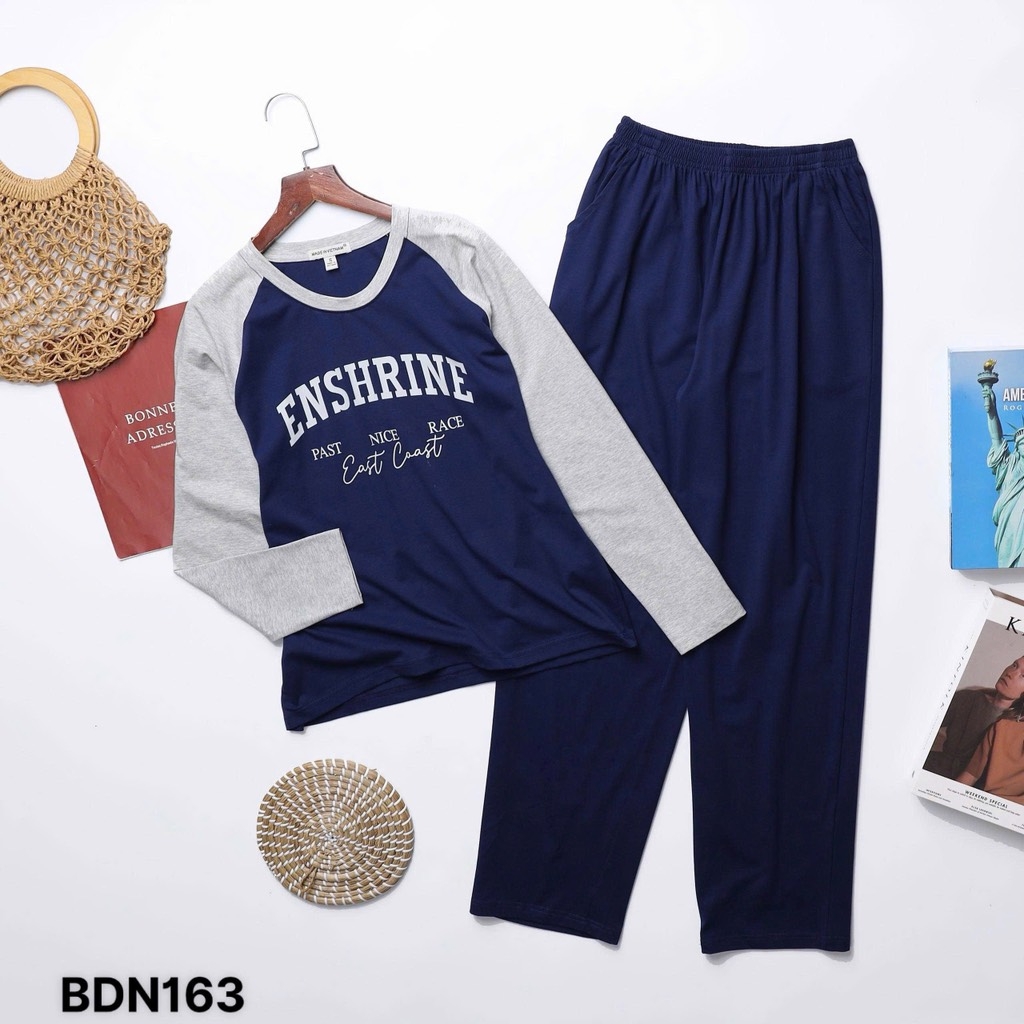 BỘ DÀI COTTON XUẤT NHIỀU MÀU NỮ THU ĐÔNG