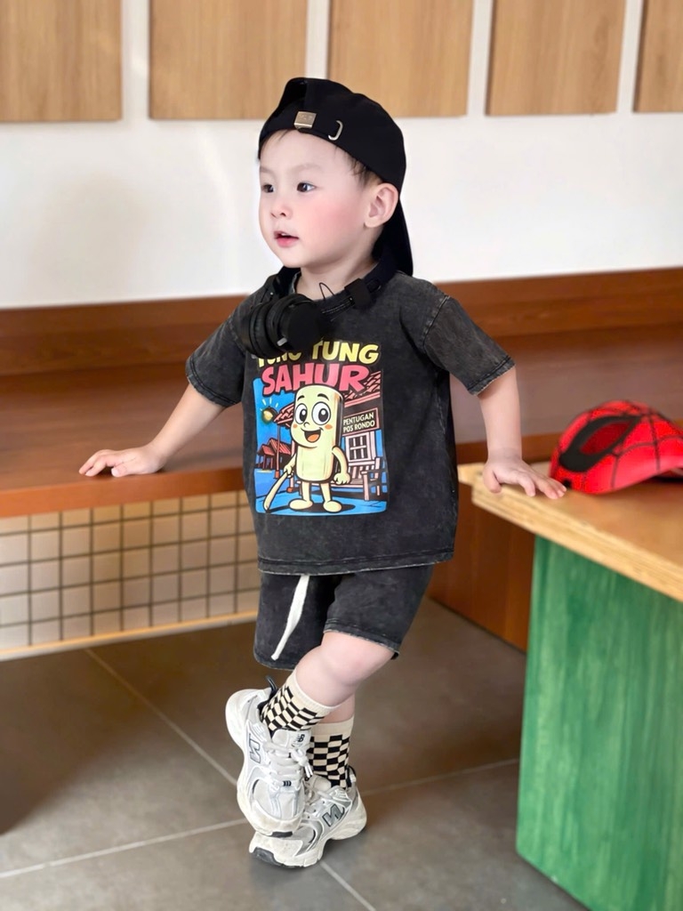 SET BỘ CỘC TUNG TUNG SHAHUR XÁM LOANG BÉ TRAI