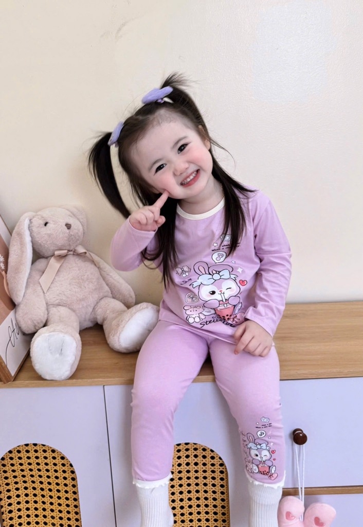 SET 3 BỘ DÀI STELLA LU TONE BE TÍM BÉ GÁI