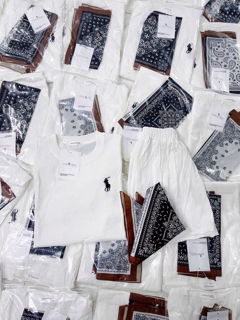 SET BỘ NỮ THÊU NGỰA KÈM KHĂN NỮ