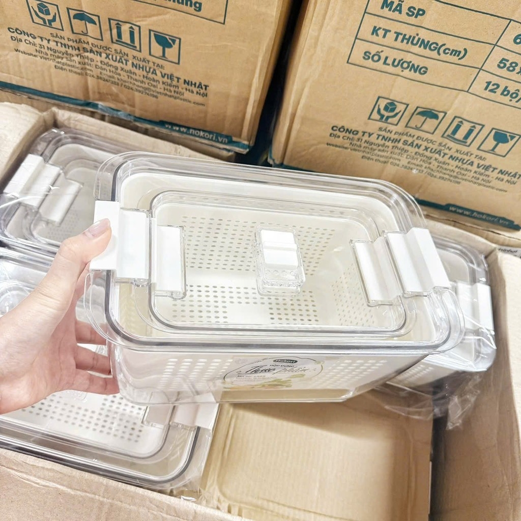 ĐỒ GIA DỤNG - SET 2 HỘP HOKORI ĐỰNG THỰC PHẨM