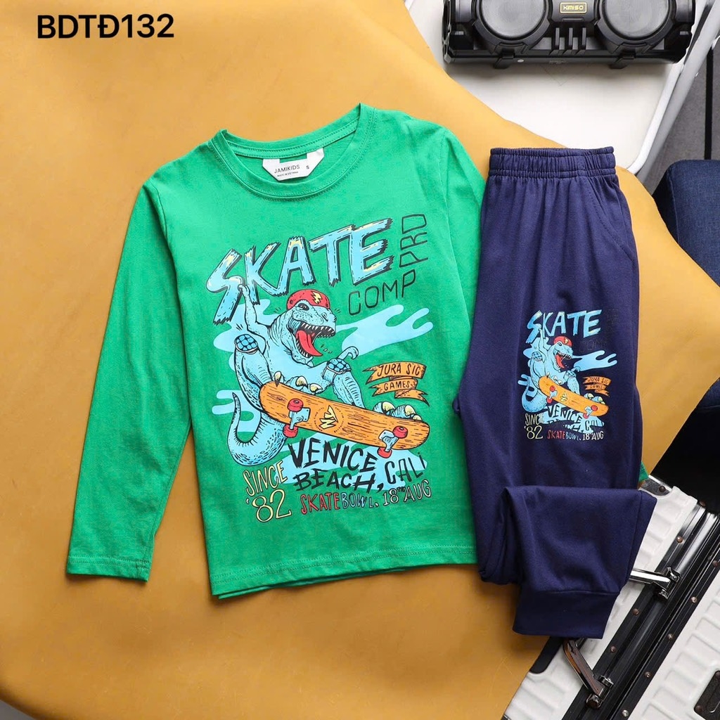 SET BỘ DÀI TAY SIZE ĐẠI THU ĐÔNG BÉ TRAI SẴN