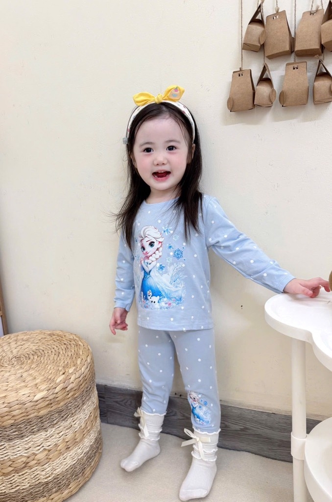 SET 2 BỘ DÀI EOSA TONE BE DƯƠNG BÉ GÁI