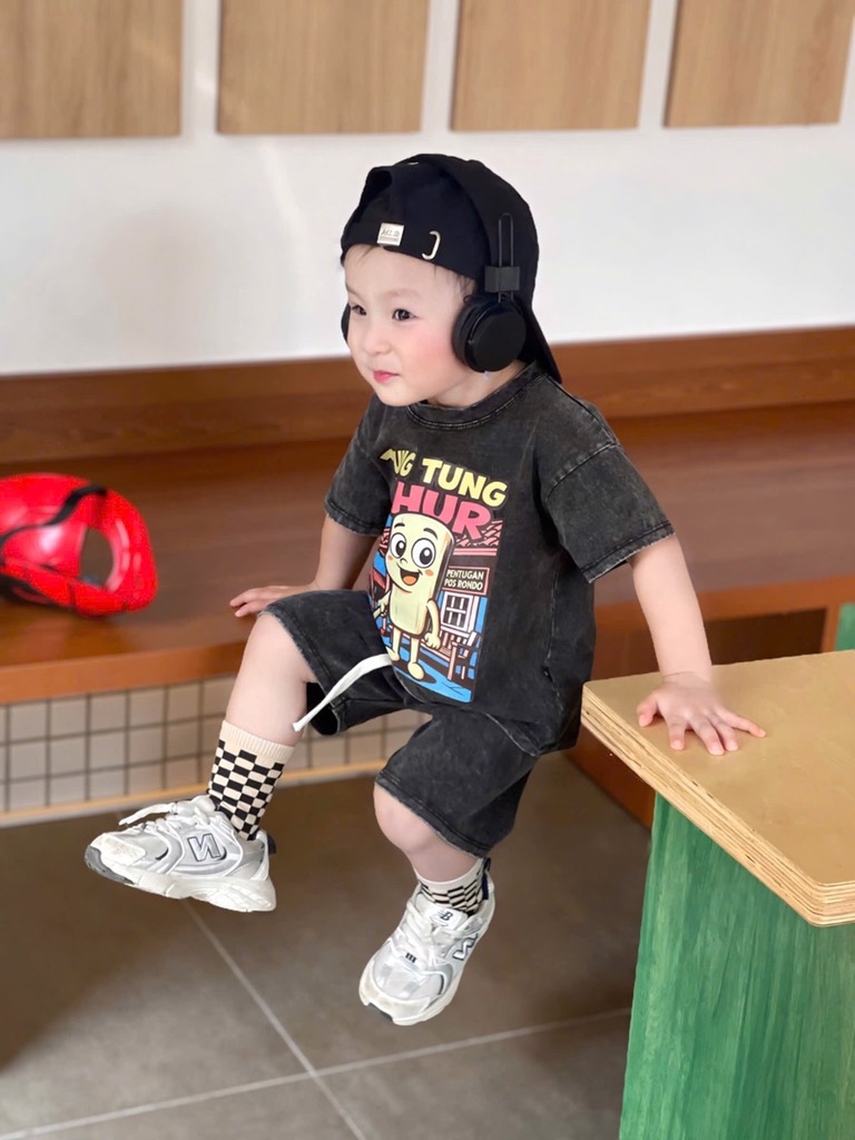 SET BỘ CỘC TUNG TUNG SHAHUR XÁM LOANG BÉ TRAI