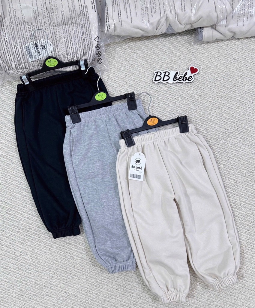 SET 3 QUẦN DÀI NỈ BOM CHÂN CUA TONE BÉ TRAI SẴN(SALE 99k)