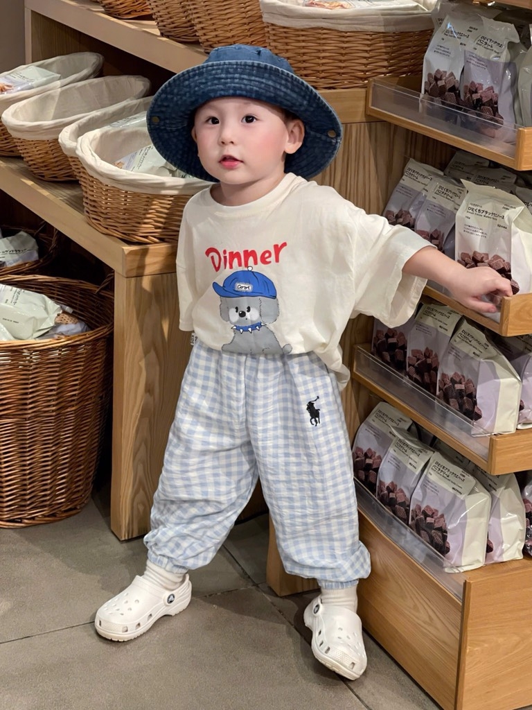 SET 3 QUẦN KẺ DÀI CHỐNG MUỖI BÉ TRAI