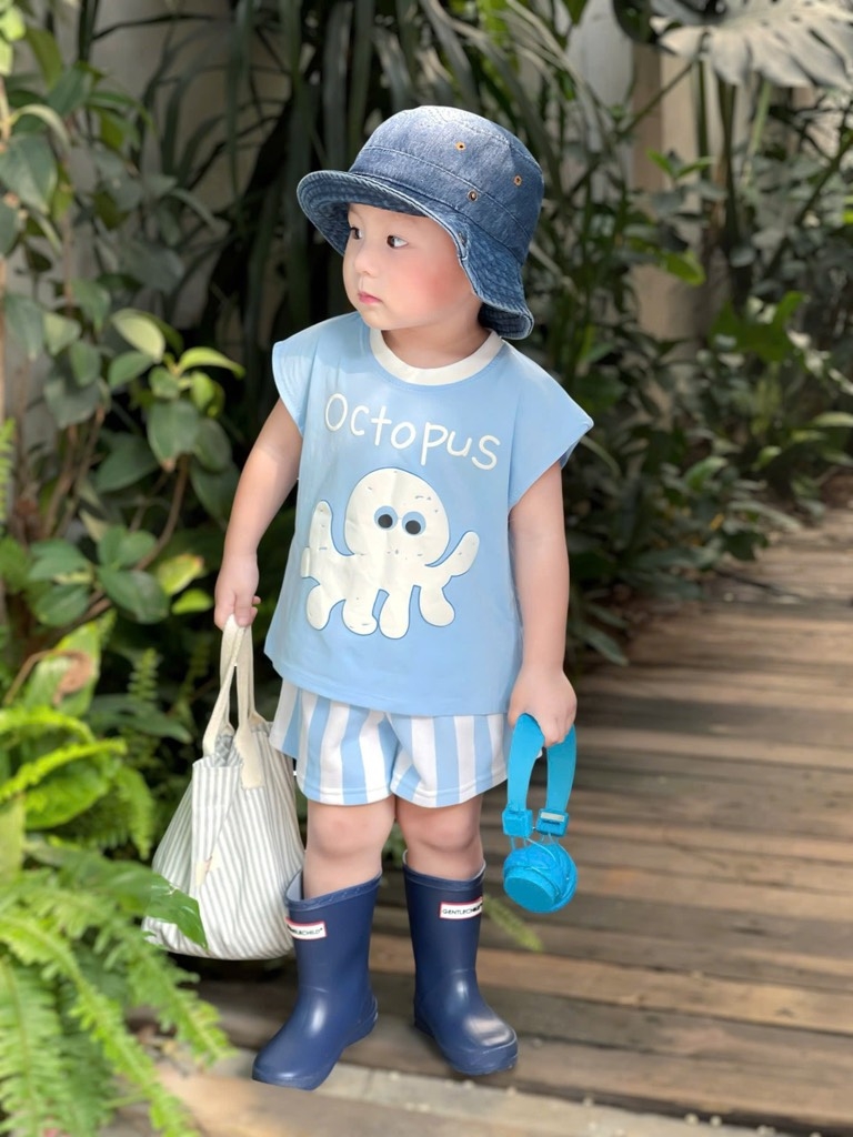 SET SN BẠCH TUỘC XANH KẺ BÉ TRAI