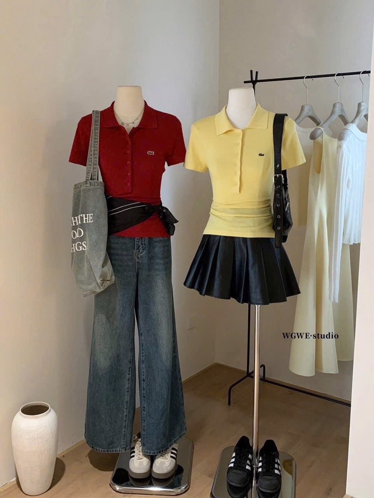 ÁO POLO CÁ XẤU NHIỀU MÀU NỮ